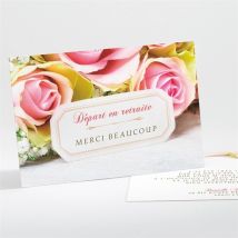 Remerciement départ à la retraite Invitation florale