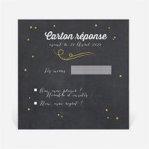 Carton réponse départ à la retraite Trinquons mes amis !