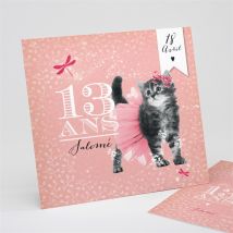 Invitation anniversaire Girly!
