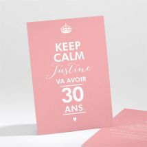 Invitation anniversaire Fêtons mes 30 bougies!