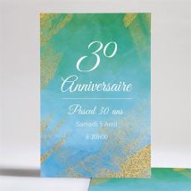 Invitation anniversaire Dans la joie!