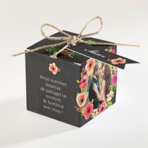 Boîte de dragées mariage personnalisable - 4,5 cm - Monfairepart
