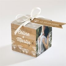 Boîte de dragées mariage personnalisable - 4,5 cm - Monfairepart