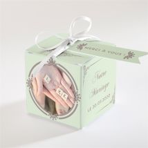 Boîte de dragées mariage personnalisable - 4,5 cm - Monfairepart