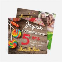 Carte anniversaire