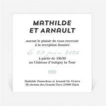 Carton d'invitation mariage Pop Art personnalisable - 9,5 x 9,5 cm - Monfairepart