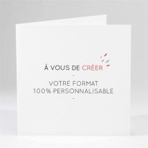 Carte invitation départ à la retraite Livret 100% création
