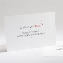 Faire-part de baptême A vous de jouer bapteme - 14,5 x 21 cm - Monfairepart