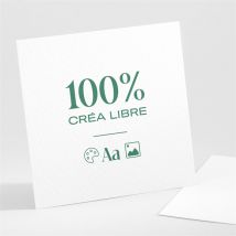 Faire-part communion 100% à créer ! - 9,5 x 9,5 cm - Monfairepart