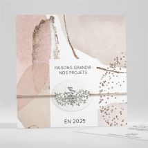 Carte de voeux Médaillon à planter