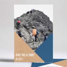 Carte de voeux Rendez-vous au sommet !