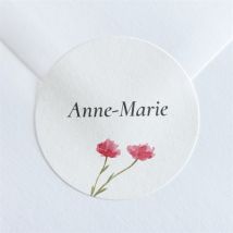 Stickers décès En image personnalisable - 4 cm - Monfairepart