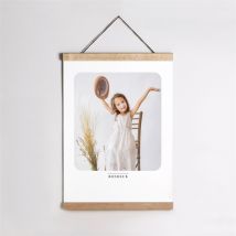 Affiche naissance Portrait Intimiste personnalisable - 29,7 x 42 cm - Monfairepart