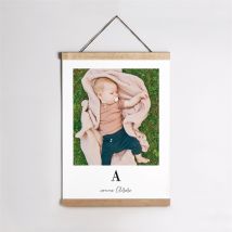 Affiche naissance Jolie Comptine personnalisable - 29,7 x 42 cm - Monfairepart