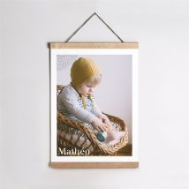 Affiche naissance Absolu moderne personnalisable - 29,7 x 42 cm - Monfairepart