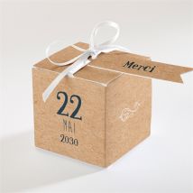 Boîte de dragées communion Tout un symbole personnalisable - 4,5 cm - Monfairepart