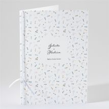 Livret de messe mariage Notre sweet Love personnalisable - 15,2 x 21,5 cm - Monfairepart