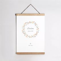 Affiche naissance Petit Mot d'Amour personnalisable - 29,7 x 42 cm - Monfairepart