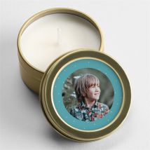 Bougie communion Tampon étoilé personnalisable - 5 cm et 2,5 cm de hauteur - Monfairepart