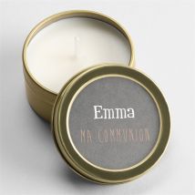 Bougie communion Communion et Symboles personnalisable - 5 cm et 2,5 cm de hauteur - Monfairepart