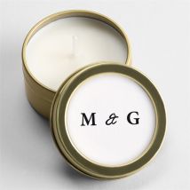 Bougie mariage Epuré personnalisable - 5 cm, 2,5 cm de hauteur - Monfairepart