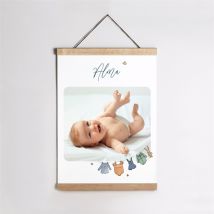 Affiche naissance Petit Bout'Chou personnalisable - 29,7 x 42 cm - Monfairepart