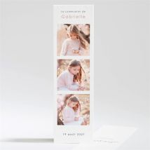 Signet communion Jour Sacré personnalisable - Couleur Blanc - 5,4 x 19,4 cm - Monfairepart