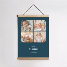 Affiche naissance Mon premier Photomaton personnalisable - 29,7 x 42 cm - Monfairepart