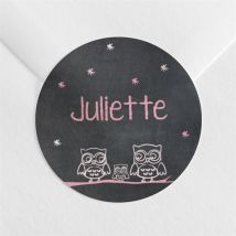 Sticker naissance Elle est si Chouette!