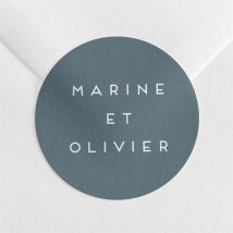 Sticker mariage Confiance personnalisable - 4 cm - Monfairepart