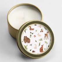 Bougie naissance Compères personnalisable - 5 cm et 2,5 cm de hauteur - Monfairepart