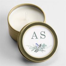 Bougie mariage L'Absolu personnalisable - 5 cm et 2,5 cm de hauteur - Monfairepart