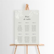 Plan de table mariage Esperluette personnalisable - 29,7 x 42 cm - Monfairepart