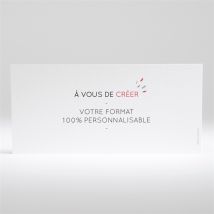Faire-part naissance A vous de jouer horizontal personnalisable - 21 x 10 cm - Monfairepart
