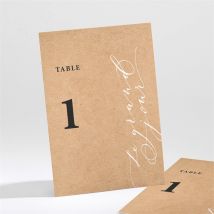 Numéro de table mariage Photomaton personnalisable - 9,5 x 13,8 cm - Monfairepart