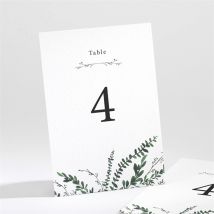Numéro de table mariage Evidemment personnalisable - 9,5 x 13,8 cm - Monfairepart