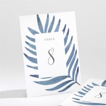 Numéro de table mariage Evasion personnalisable - 9,5 x 13,8 cm - Monfairepart