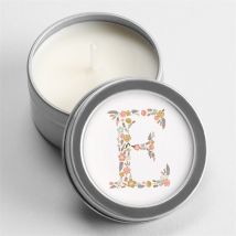 Bougie confirmation Initiale argent