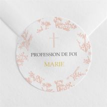 Sticker profession de foi Toile de Jouy