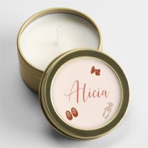 Bougie naissance Enfantine personnalisable - 5 cm et 2,5 cm de hauteur - Monfairepart