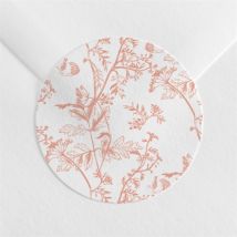 Sticker naissance Notre Joie personnalisable - Couleur Rose - 4 cm - Monfairepart