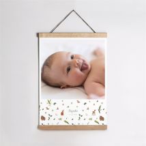 Affiche naissance Joyeux Compères personnalisable - 29,7 x 42 cm - Monfairepart