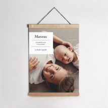 Affiche naissance Petite Beauté personnalisable - 29,7 x 42 cm - Monfairepart