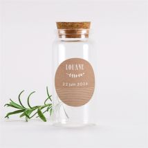 Mignonnette communion Première Communion sticker personnalisable - 3,7 cm x 8 cm - Monfairepart