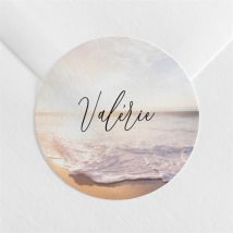 Stickers décès Au Revoir personnalisable - 4 cm - Monfairepart