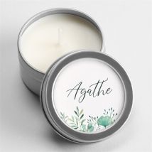 Bougie souvenir Destinée personnalisable - 5 cm, 2,5 cm de hauteur - Monfairepart