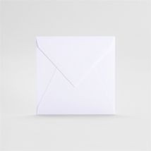 Enveloppe Blanche Petit carré