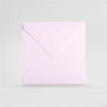 Enveloppe Rose Carré