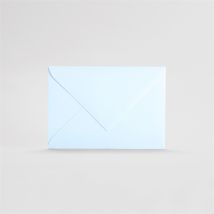Enveloppe Bleu ciel Rectangle (C6)