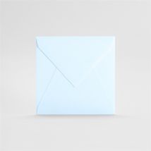 Enveloppe Bleu ciel Petit carré